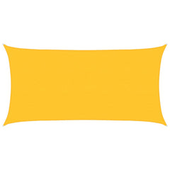vidaXL Sunshade Sail 160 g/m² Yellow 2.5x4.5 m HDPE 2