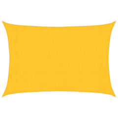 vidaXL Sunshade Sail 160 g/m² Yellow 3x4 m HDPE 2