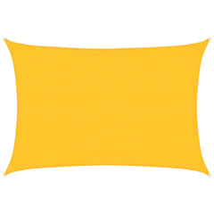 vidaXL Sunshade Sail 160 g/m² Rectangular Yellow 3.5x5 m HDPE 2