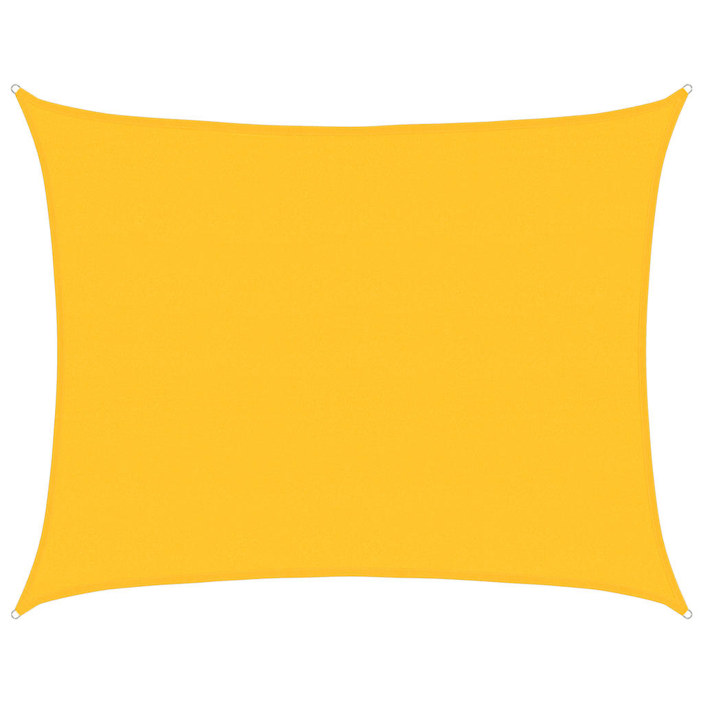 Sunshade Sail HDPE Width Drop Yellow