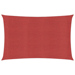 vidaXL Sunshade Sail 160 g/m² Red 2.5x5 m HDPE 2