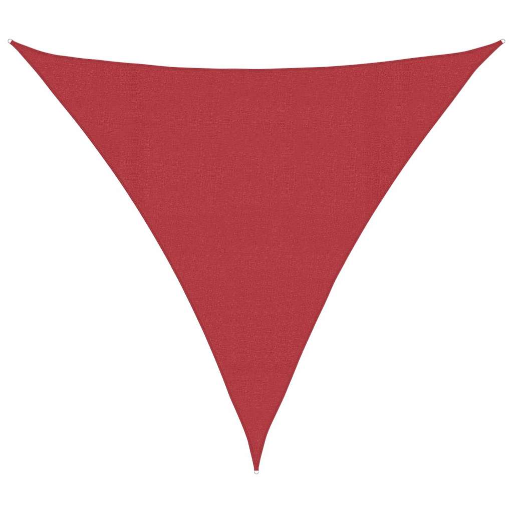 vidaXL Sun Sail | Red | High-density polyethylene (HDPE) | 5 x 5 x 5 metres 2