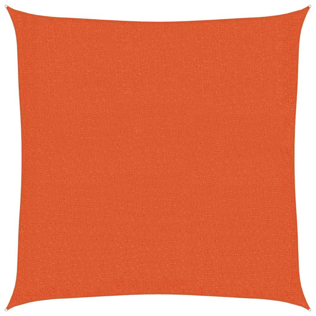 vidaXL Sunshade Sail 160 g/m² Orange 3x3 m HDPE 2