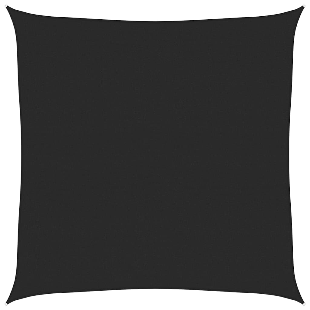vidaXL Sunshade Sail 160 g/m² Black 4x4 m HDPE 2