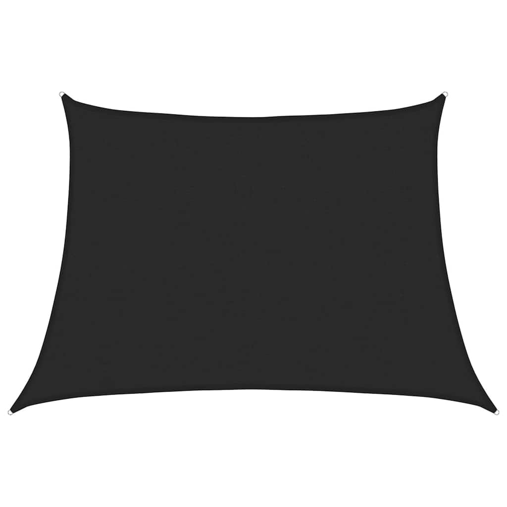 vidaXL Sunshade Sail 160 g/m² Black 4/5x3 m HDPE 2