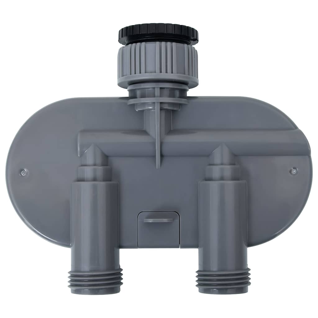 147889 vidaXL Double Outlet Water Timer with Ball Valves 4