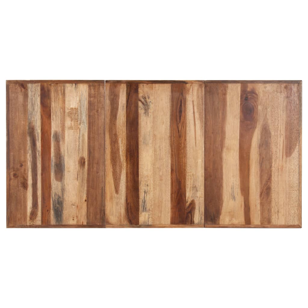 vidaXL Dining Table 180x90x75 cm Solid Wood with Honey Finish 4