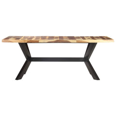 Dining Table Solid Wood with Honey Finish 200 cm 100 cm