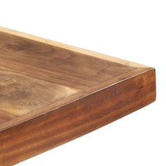 vidaXL Dining Table 200x100x75 cm Solid Wood with Honey Finish 5