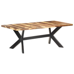 Dining Table Solid Wood with Honey Finish 200 cm 100 cm