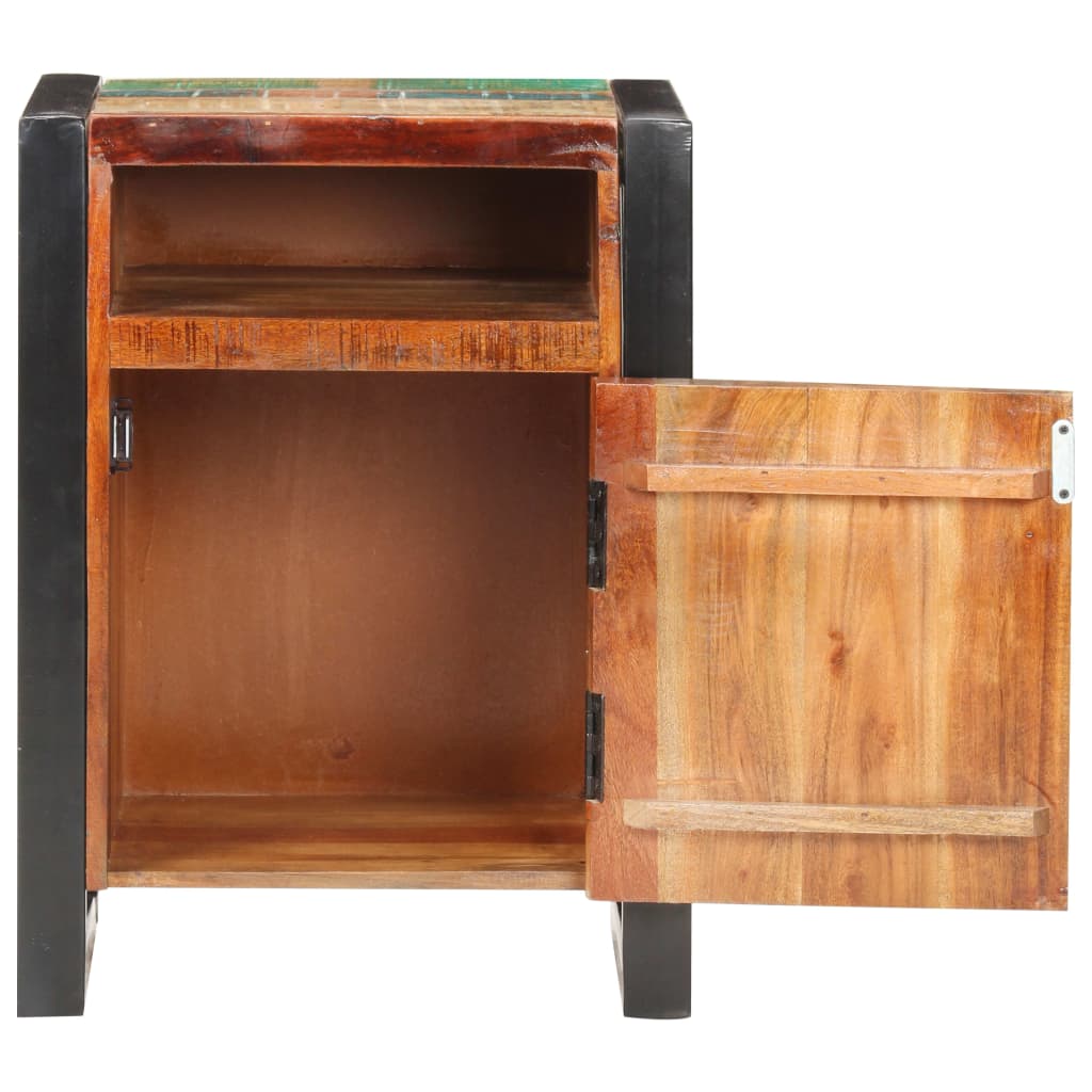 vidaXL Bedside Cabinet 40x35x55 cm Solid Reclaimed Wood 3