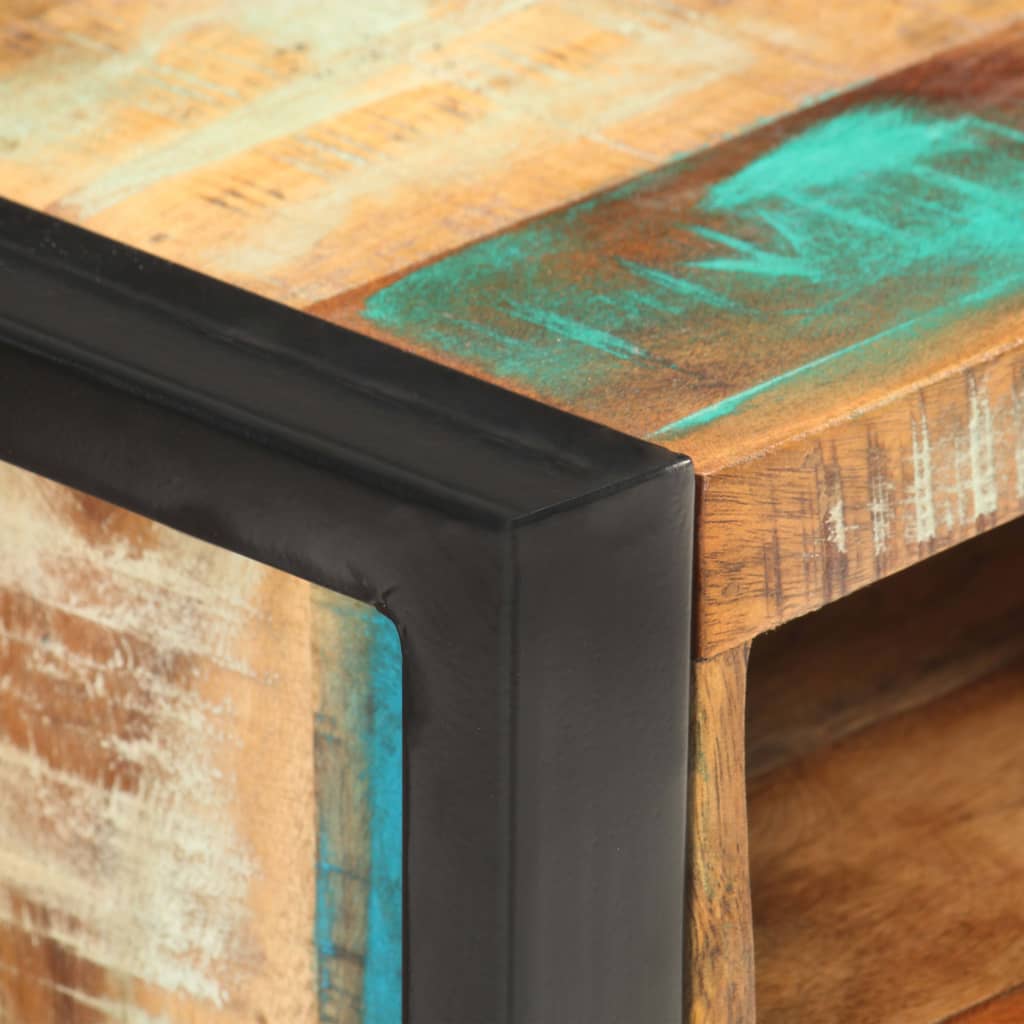 vidaXL Bedside Cabinet 40x35x55 cm Solid Reclaimed Wood 4