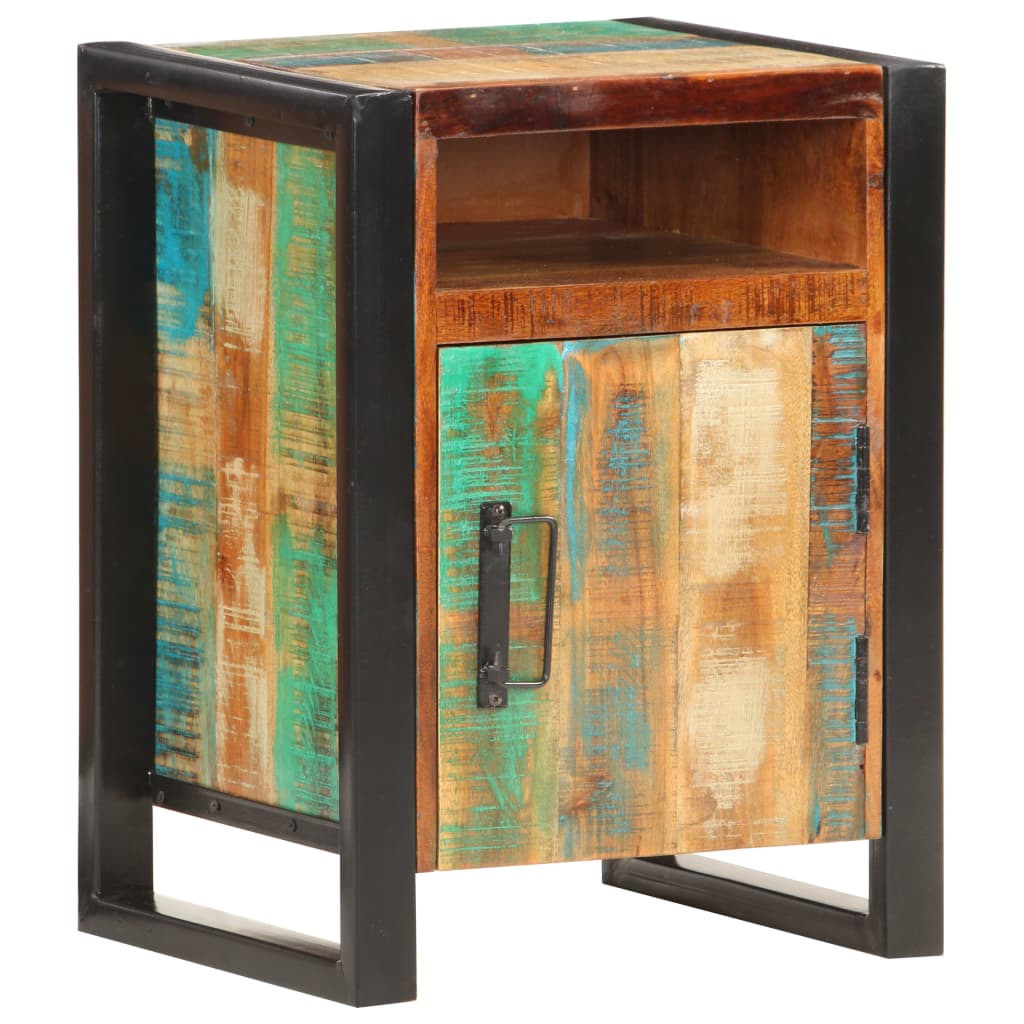 vidaXL Bedside Cabinet 40x35x55 cm Solid Reclaimed Wood 6