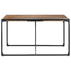 vidaXL Dining Table 140x140x75 cm Solid Wood 3
