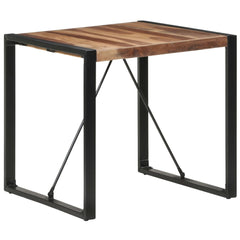 vidaXL Dining Table 80x80x75 cm Solid Wood 1