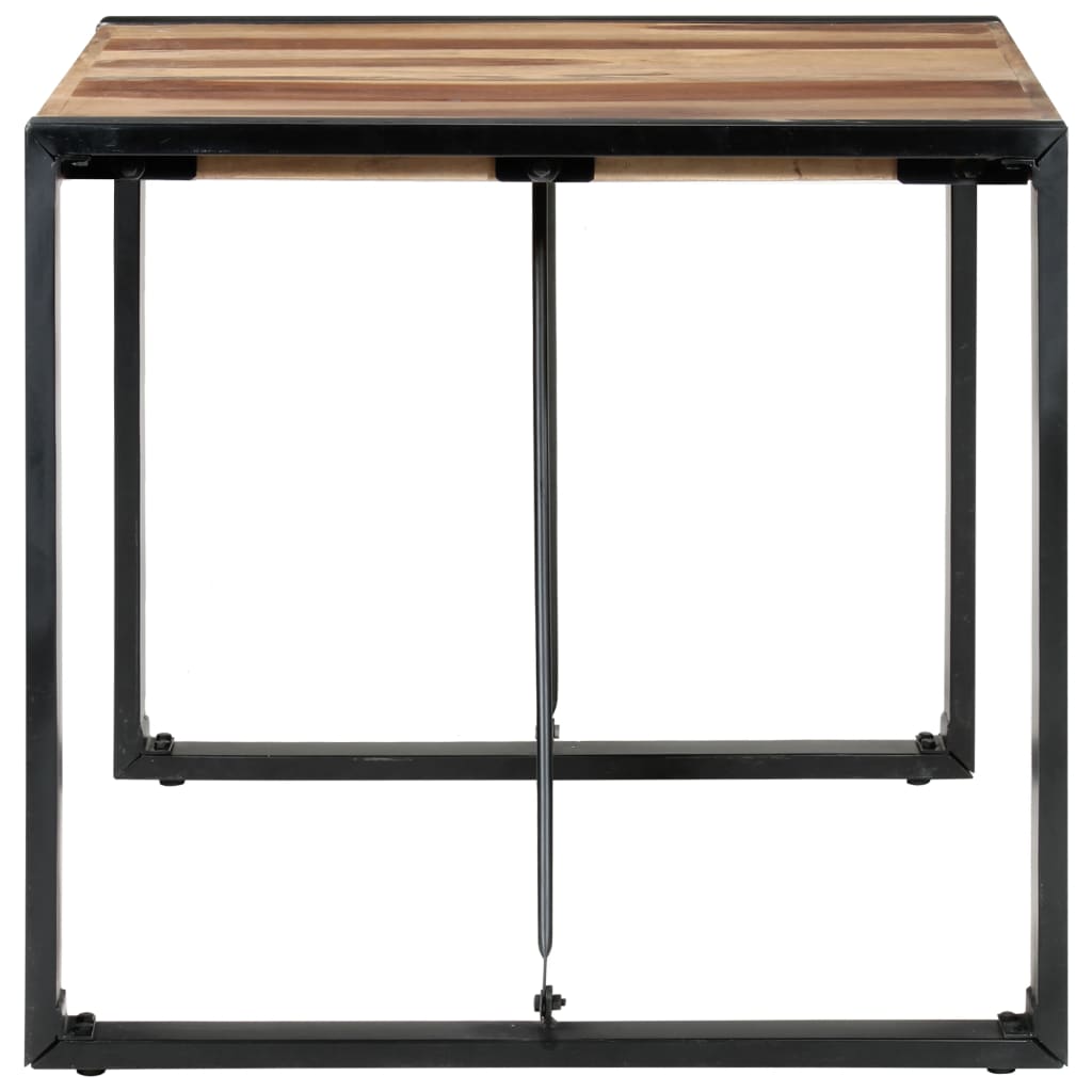 vidaXL Dining Table 80x80x75 cm Solid Wood 3