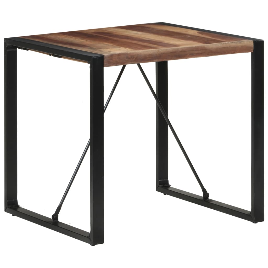 vidaXL Dining Table 80x80x75 cm Solid Wood 6