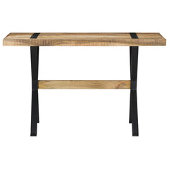 vidaXL Dining Table 120x60x76 cm Rough Mango Wood 2