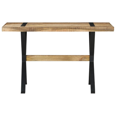 Dining Table 120x60x76 cm Rough Mango Wood