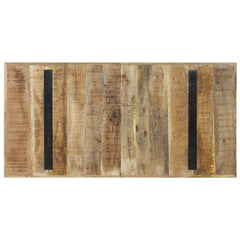 vidaXL Dining Table 140x70x76 cm Rough Mango Wood 4