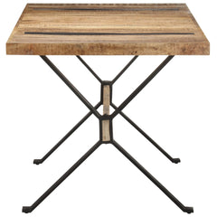 vidaXL Dining Table 160x80x76 cm Rough Mango Wood 3