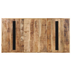 vidaXL Dining Table 180x90x76 cm Rough Mango Wood 4