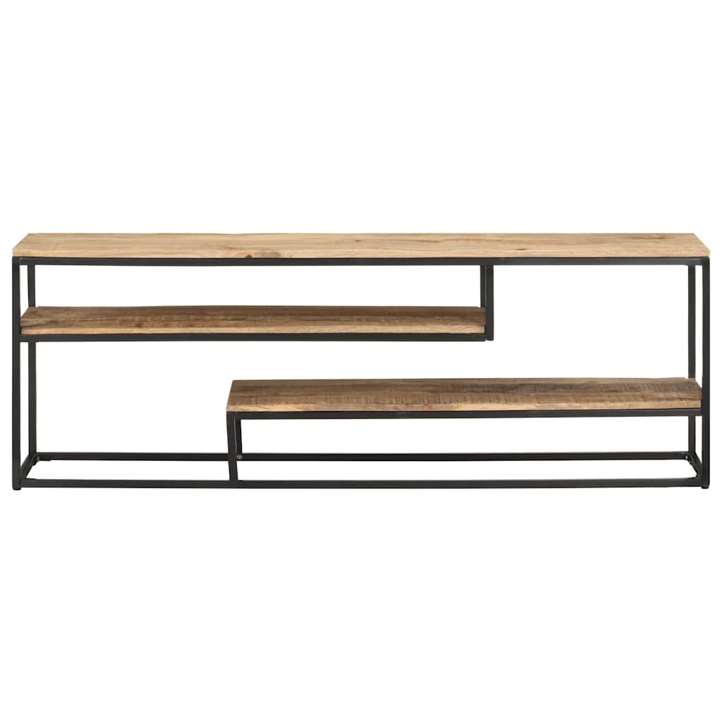 321623 vidaXL TV Cabinet 130x30x45 cm Rough Mango Wood 2