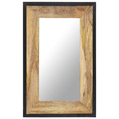 Mirror Solid Mango Wood 80 x 50 cm