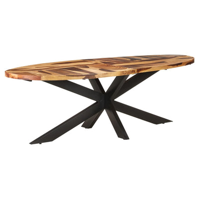 Dining Table 240x100x75 cm Acacia Wood with Honey Finish