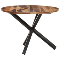 321683 vidaXL Dining Table 100x100x75 cm Acacia Wood with Honey Finish 3