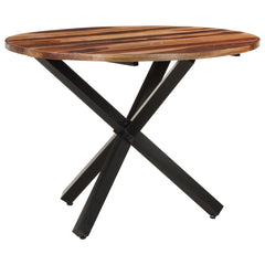 321683 vidaXL Dining Table 100x100x75 cm Acacia Wood with Honey Finish 6
