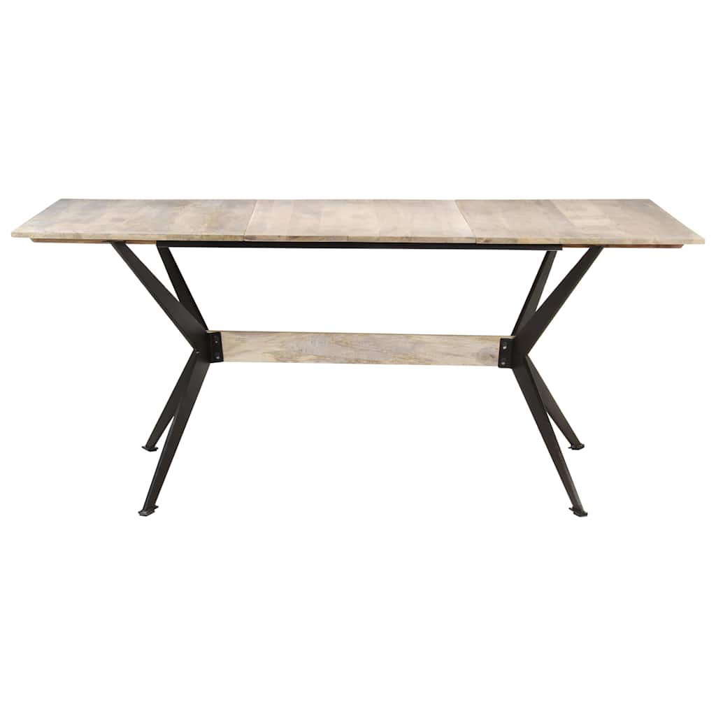 vidaXL Dining Table 180x90x76 cm Solid Mango Wood 2