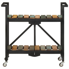 Kitchen Trolley 87x36x81 cm Solid reclaimed wood