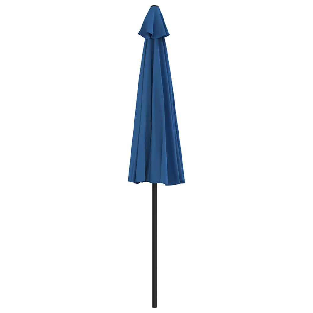 vidaXL Balcony Parasol | Blue | Polyester, Steel, Aluminium | 270 x 144 x 222 cm 5
