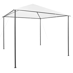Gazebo Pavilion Tent Canopy Steel White