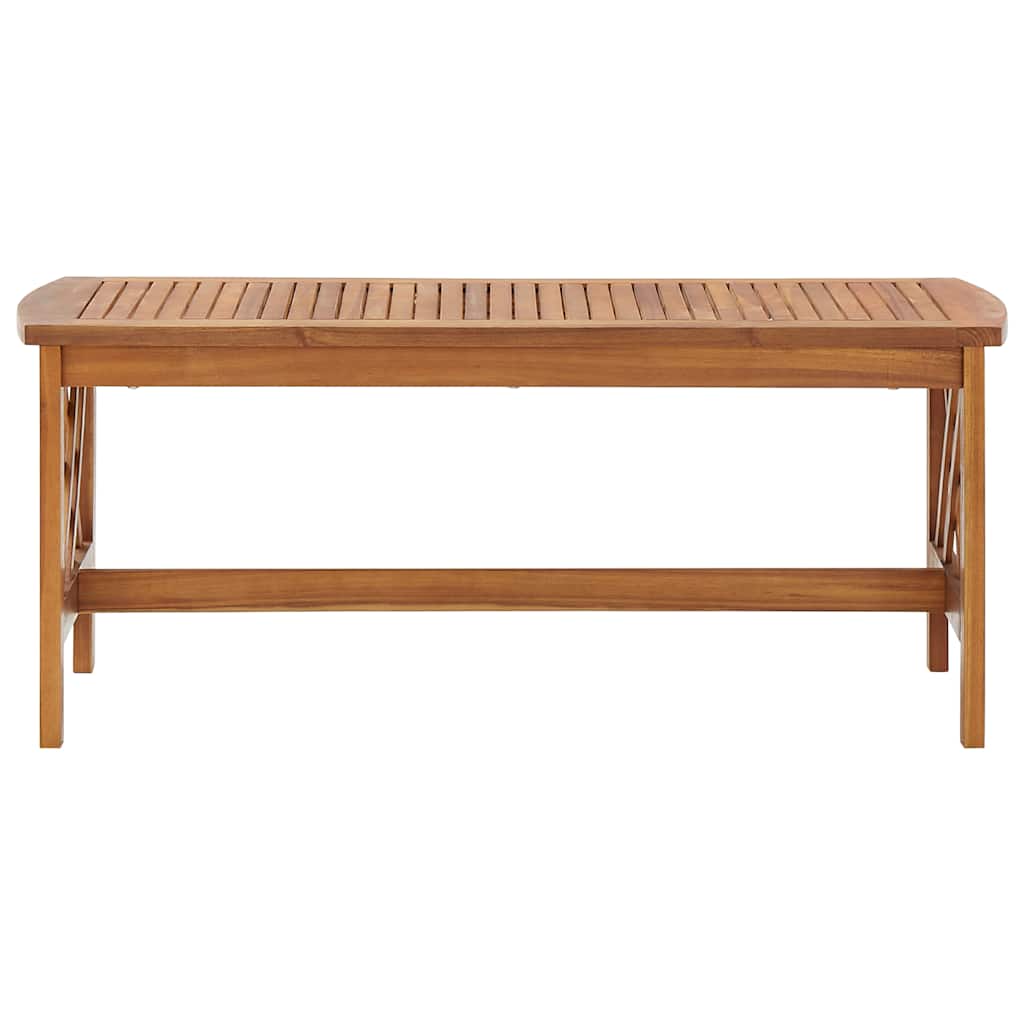 vidaXL Coffee Table | Brown | Solid Acacia wood | Medium |  Decorative Inlays 2