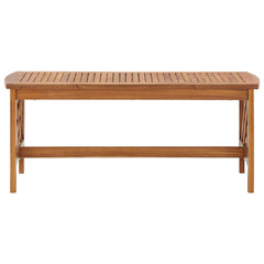 vidaXL Coffee Table | Brown | Solid Acacia wood | Medium |  Decorative Inlays 2