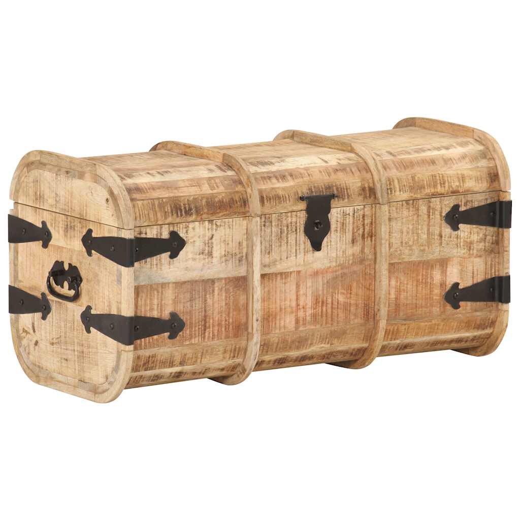 vidaXL Storage Chests 2 Pieces Solid Mango Wood 4