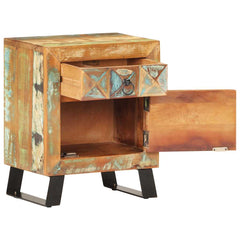 320377 vidaXL Bedside Cabinet 40x30x50 cm Solid Reclaimed Wood 3