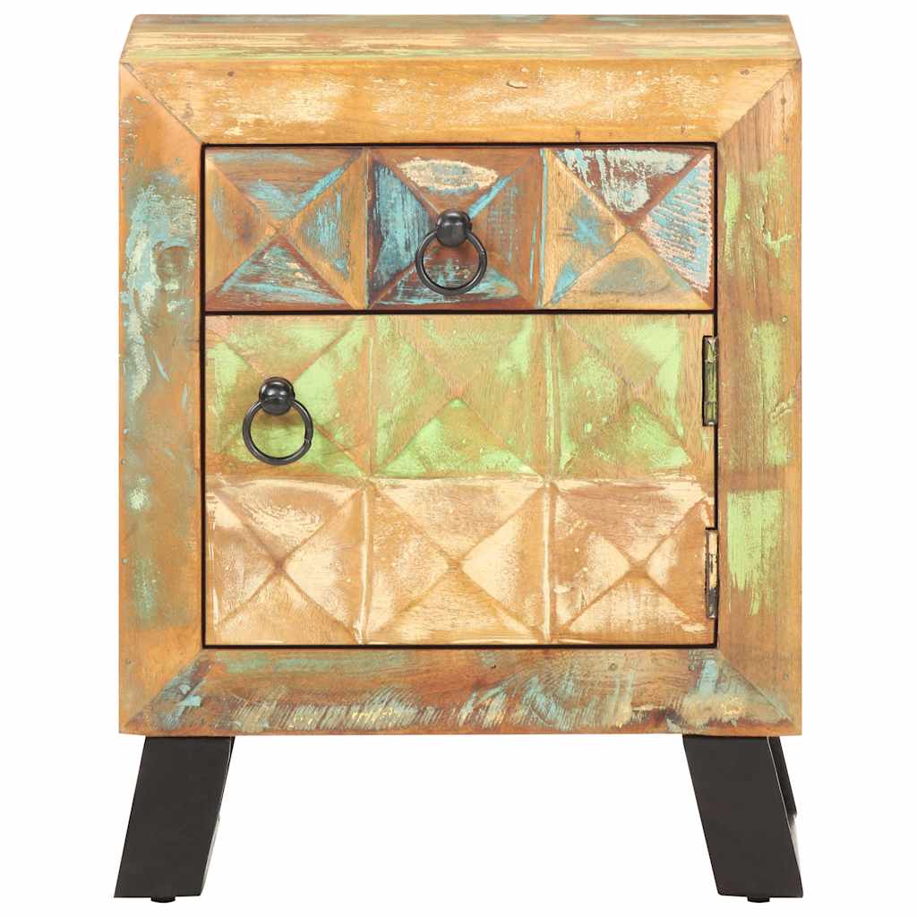 320377 vidaXL Bedside Cabinet 40x30x50 cm Solid Reclaimed Wood 4