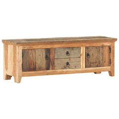320380 vidaXL TV Cabinet 120x30x40 cm Solid Acacia Wood and Reclaimed Wood 4