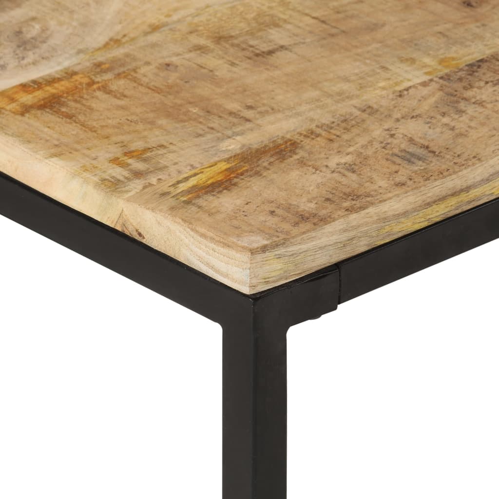vidaXL Nesting Coffee Tables 2 pcs Solid Mango Wood 4