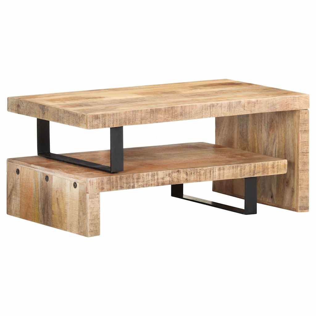 2 Piece Coffee Table Solid mango wood