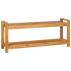 Bench 120 cm Solid Teak Wood Brown