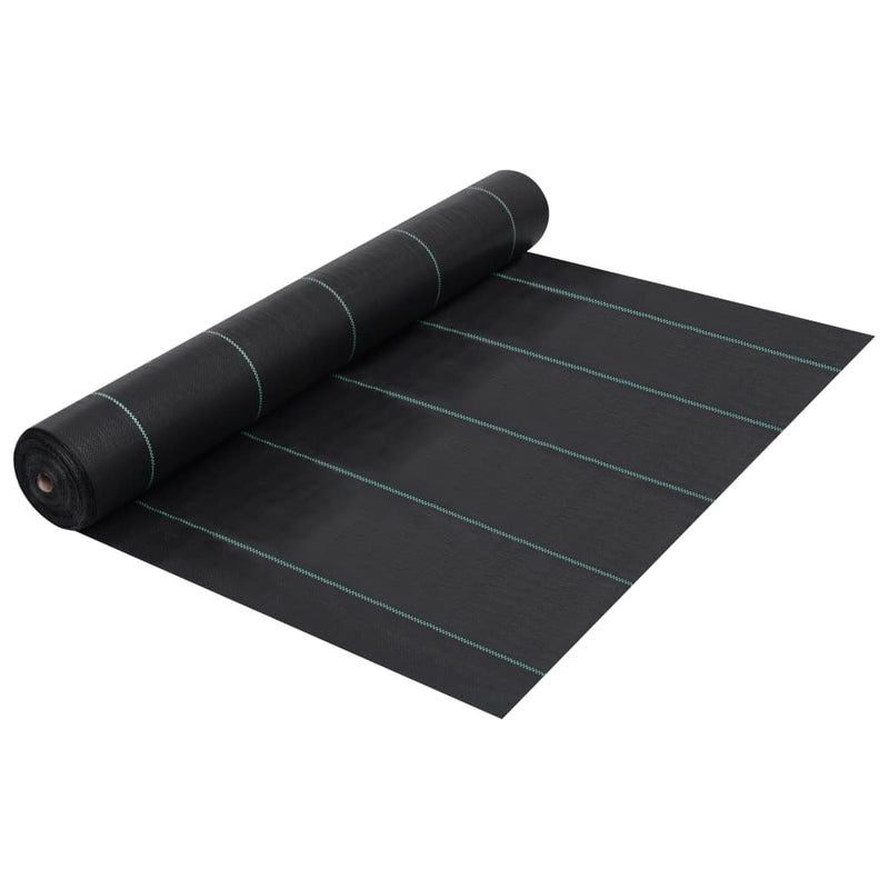 Weed & Root Control Mat Black 1x25 m PP