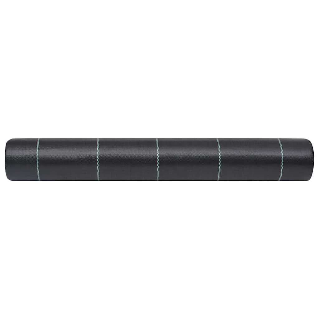 vidaXL Weed Membrane | Black with green stripes | 100% Polypropylene 4