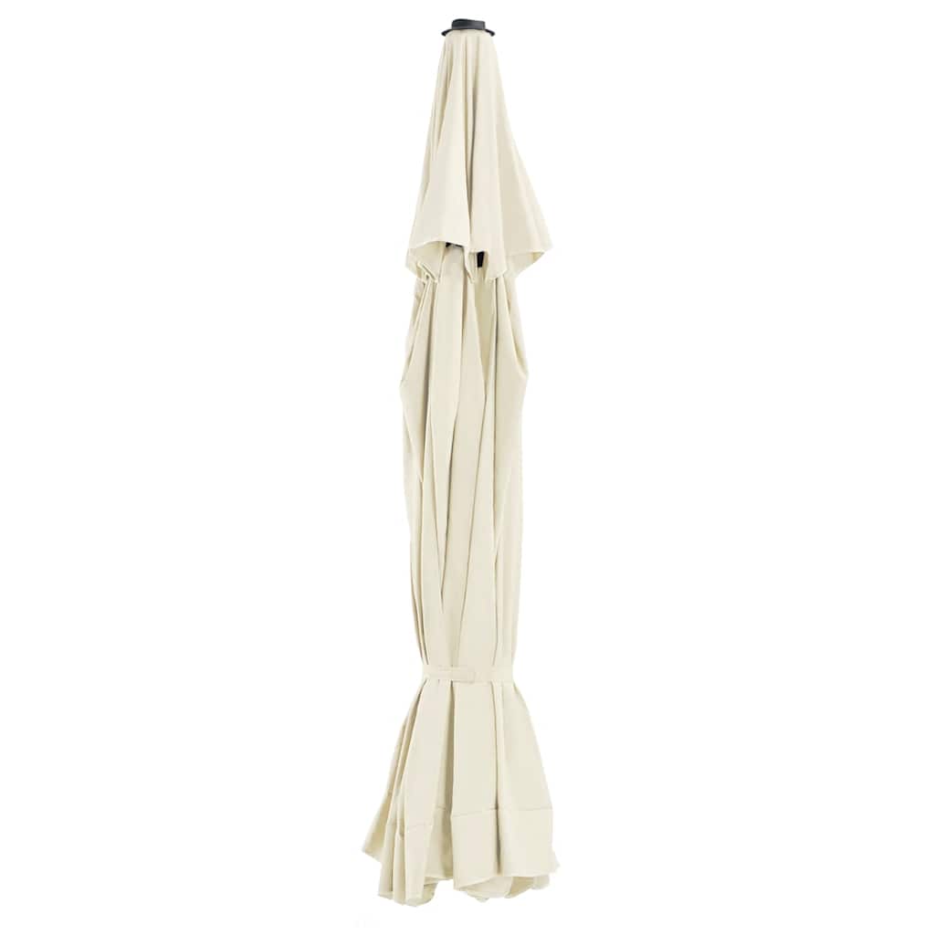 vidaXL Replacement Fabric for Outdoor Parasol Sand 515 cm 1