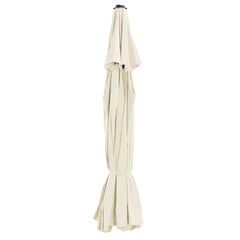 vidaXL Replacement Fabric for Outdoor Parasol Sand 515 cm 1