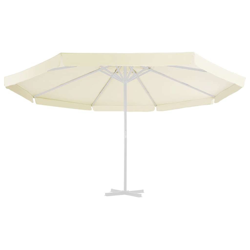 vidaXL Replacement Fabric for Outdoor Parasol Sand 515 cm 3