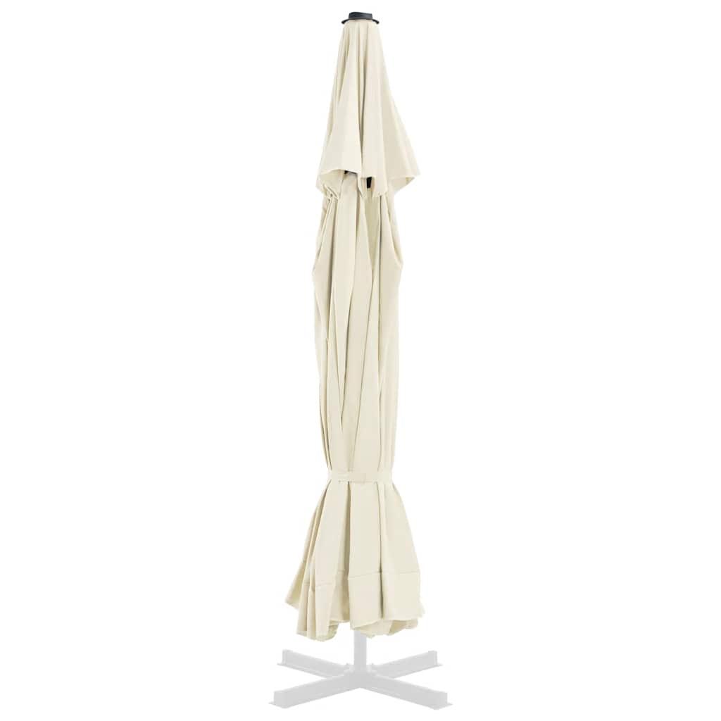 vidaXL Replacement Fabric for Outdoor Parasol Sand 515 cm 4
